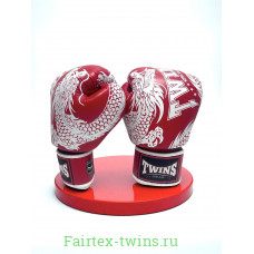 Боксерские перчатки TWINS Special FBGVL3-49 red white 10 oz