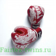 Боксерские перчатки TWINS Special FBGVL3-49 red white 16 oz
