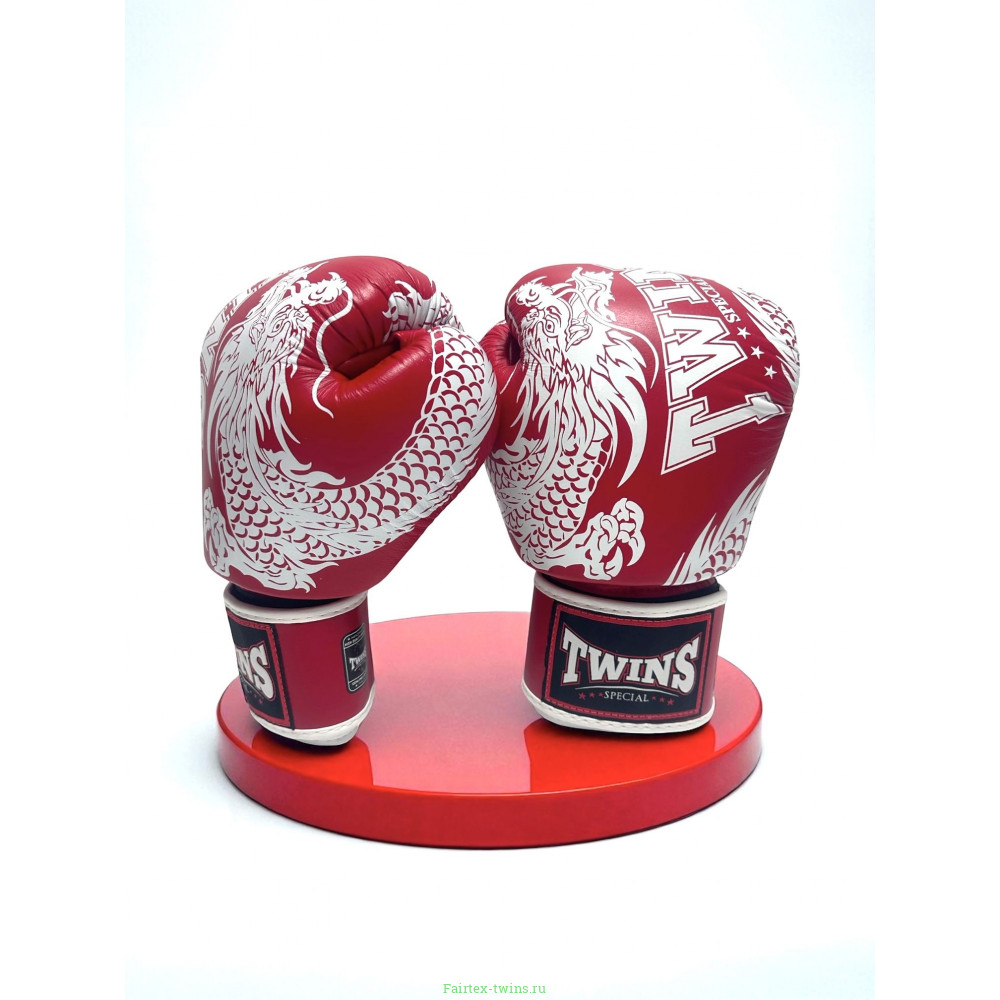 Боксерские перчатки TWINS Special FBGVL3-49 red white 16 oz