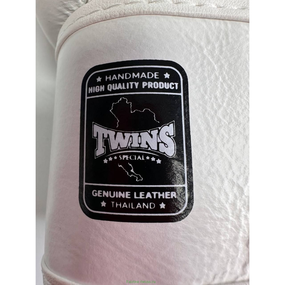 Боксерские перчатки TWINS Special FBGVL3-49 white brown 10 oz