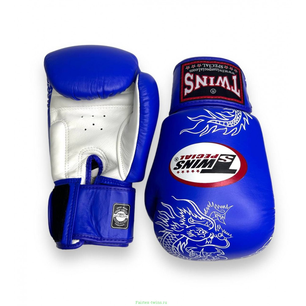 Боксерские перчатки Twins Special FBGVL3-6 blue white 14 oz