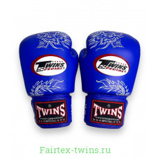Боксерские перчатки Twins Special FBGVL3-6 blue white 14 oz