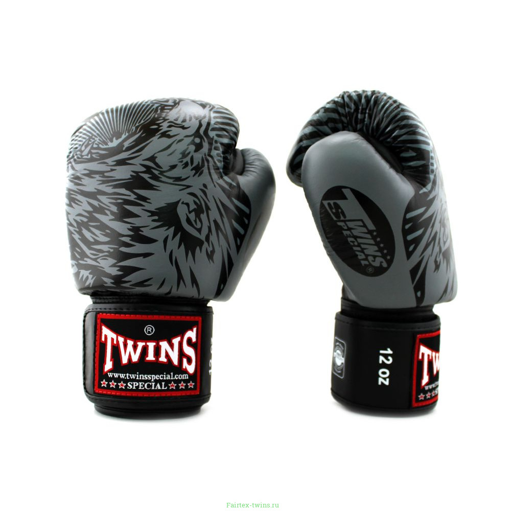 Боксерские перчатки Twins Special FBGVL50 grey 10 oz