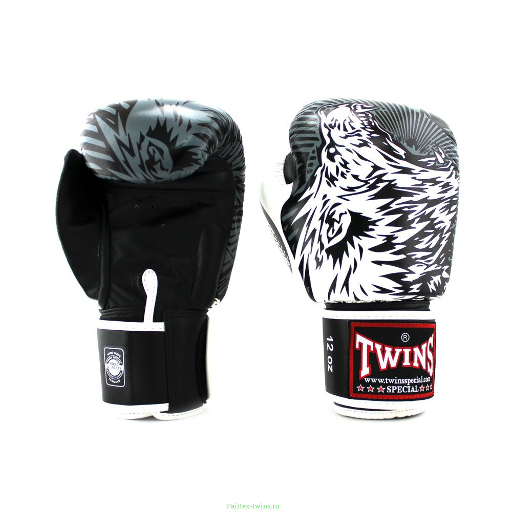 Боксерские перчатки Twins Special FBGVL50 white 10 oz