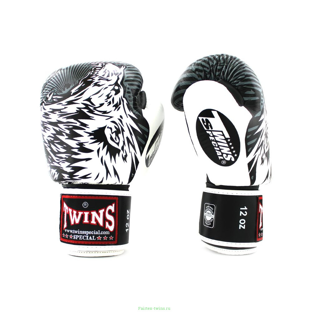 Боксерские перчатки Twins Special FBGVL50 white 10 oz