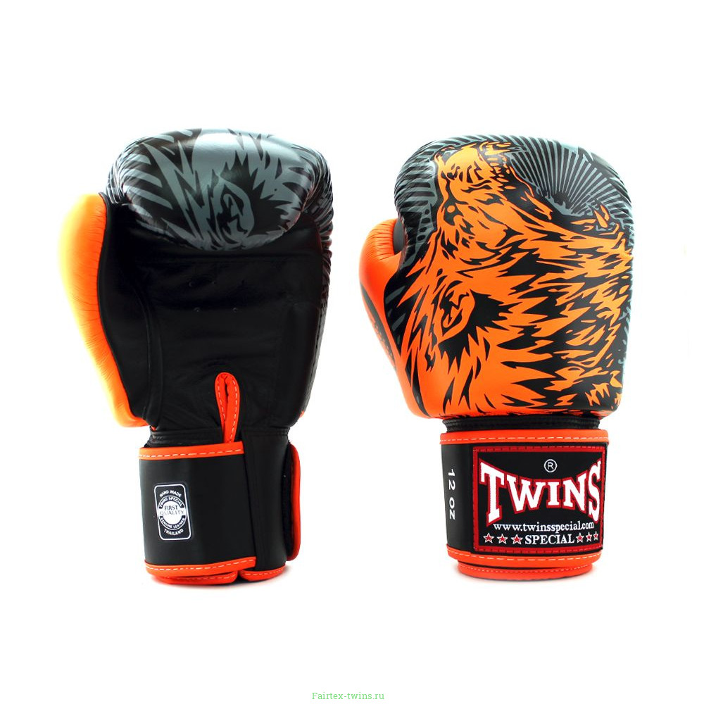Боксерские перчатки Twins Special FBGVL50 orange 12 oz
