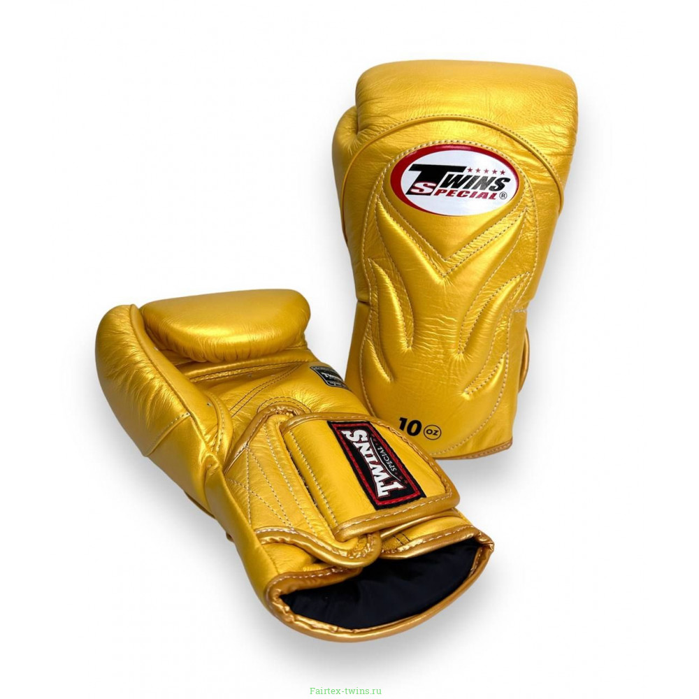 Боксерские перчатки Twins Special BGVL6 gold 12 oz