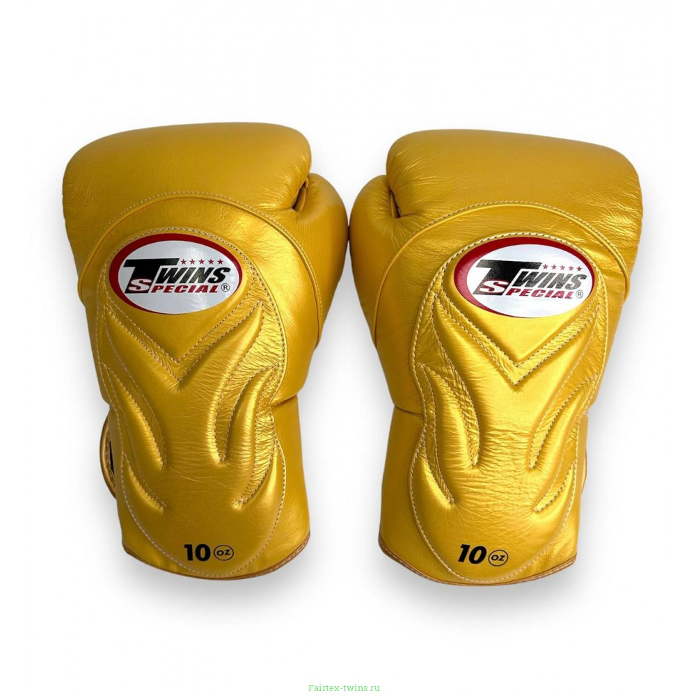 Боксерские перчатки Twins Special BGVL6 gold 14 oz