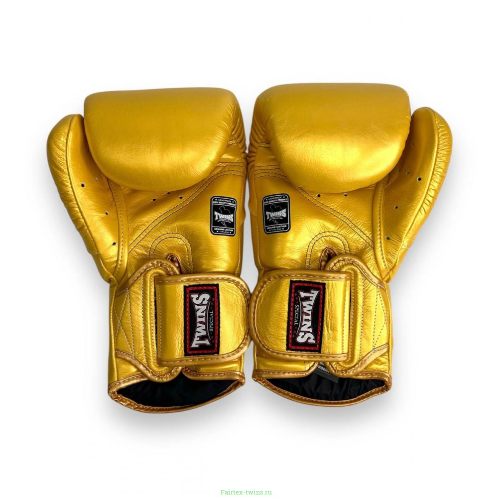 Боксерские перчатки Twins Special BGVL6 gold 16 oz