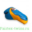 Боксерские ператки Twins Special BGVL6 yellow light blue 10 oz