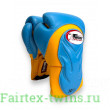 Боксерские ператки Twins Special BGVL6 yellow light blue 12 oz