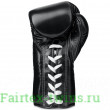 Боксерские перчатки на шнурке Fairtex BGL7 black 16 oz