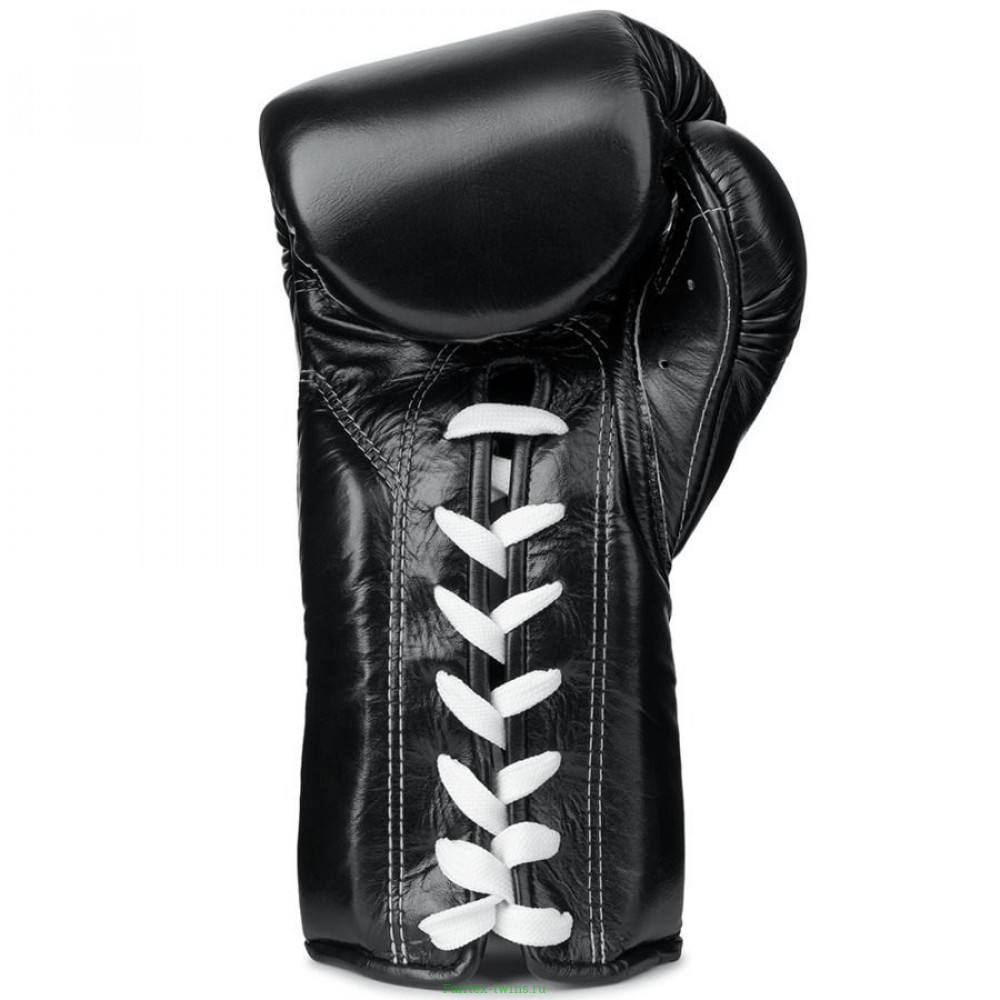Боксерские перчатки на шнурке Fairtex BGL7 black 14 oz