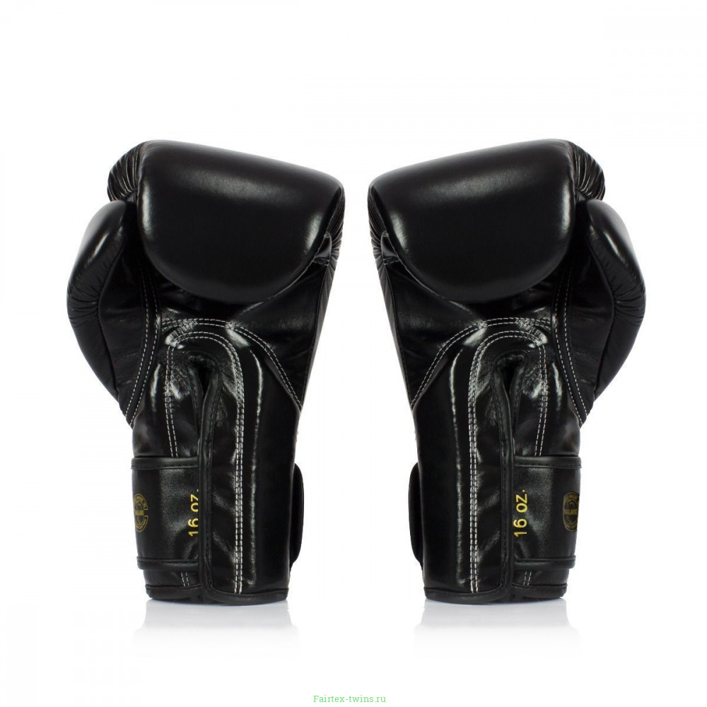 Боксерские перчатки турнира Glory Fairtex BGVG1 black 14 oz