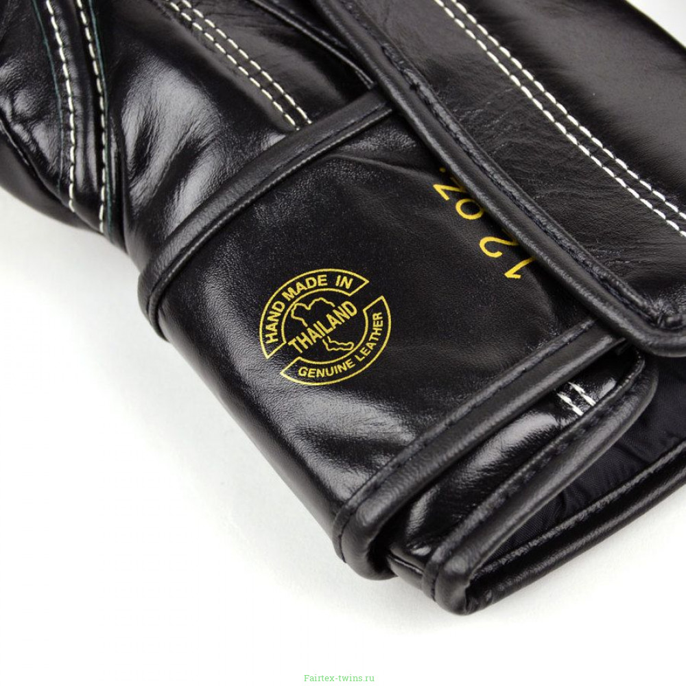 Боксерские перчатки турнира Glory Fairtex BGVG1 black 14 oz