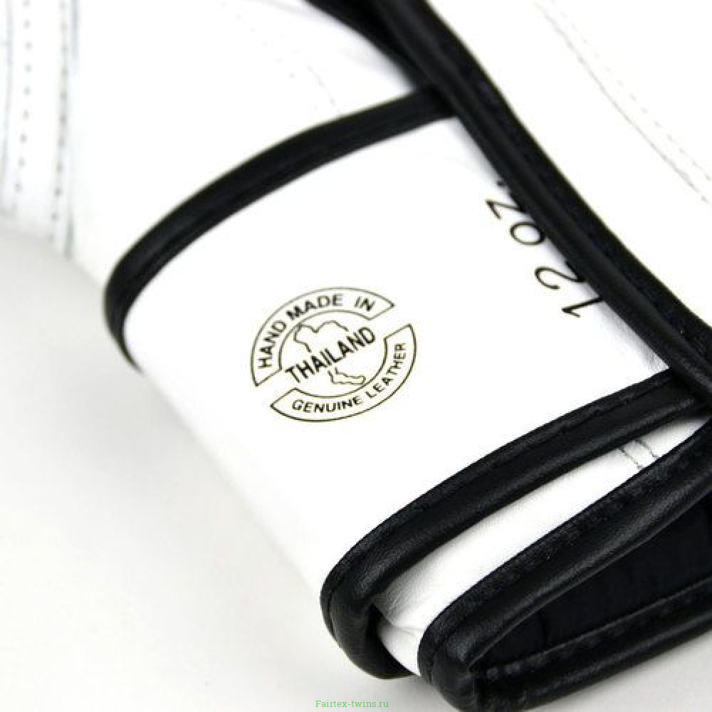 Боксерские перчатки турнира Glory Fairtex BGVG1 white 12 oz