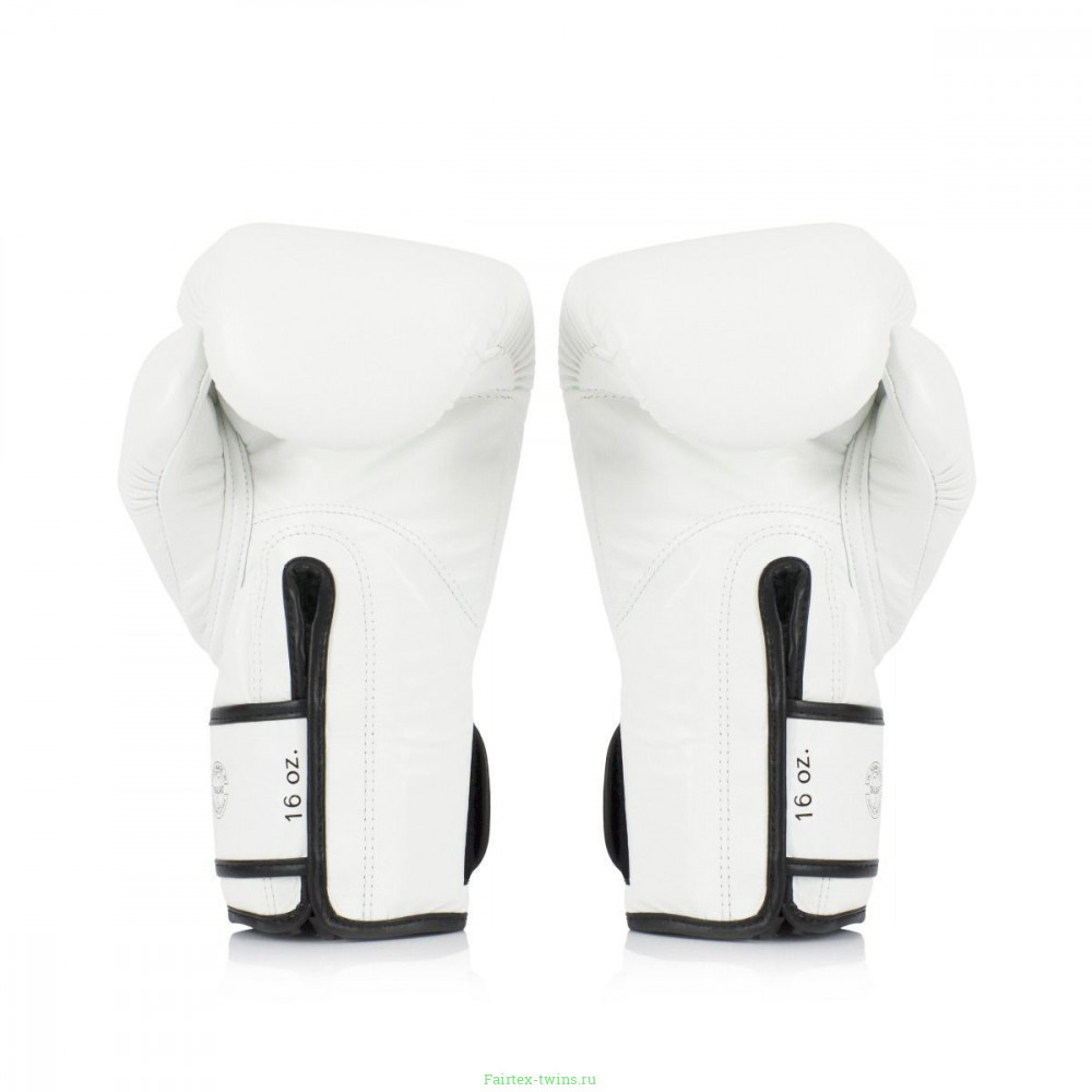 Боксерские перчатки турнира Glory Fairtex BGVG1 white 10 oz