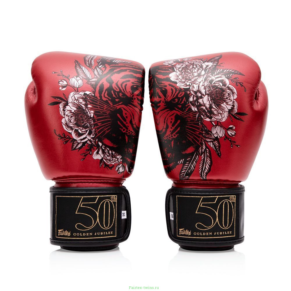Боксерские премиальные перчатки Fairtex GOLDEN JUBILEE 12 oz