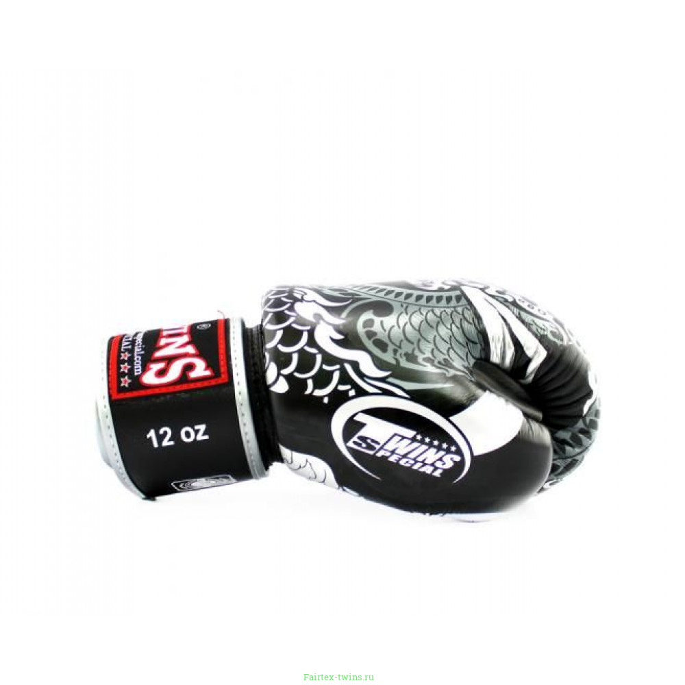 Боксерские перчатки Twins Special FBGVL3-52 Dragon black 10 oz