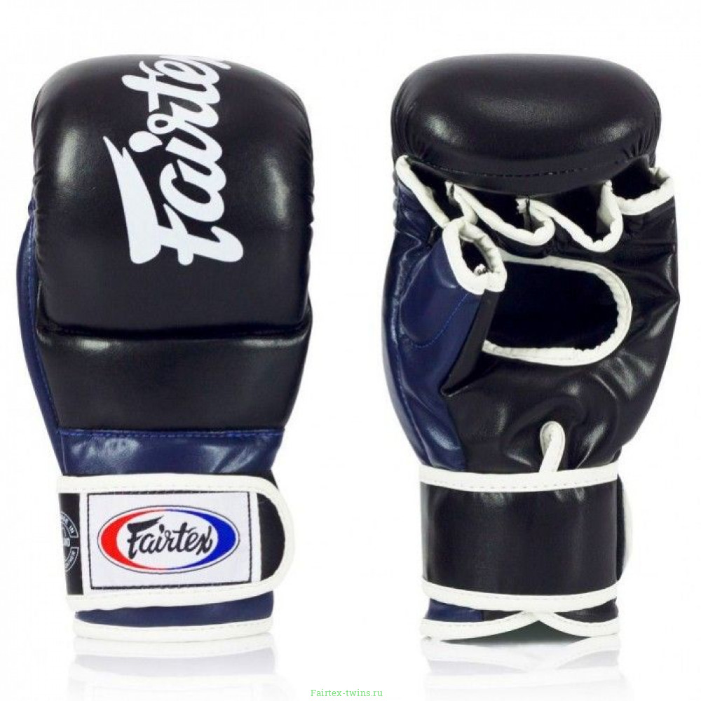 Перчатки Fairtex FGV18 black blue M