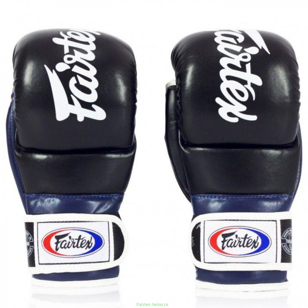 Перчатки Fairtex FGV18 black blue M