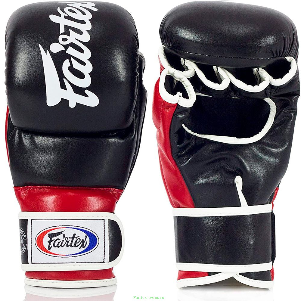 Перчатки Fairtex FGV18 black red XL