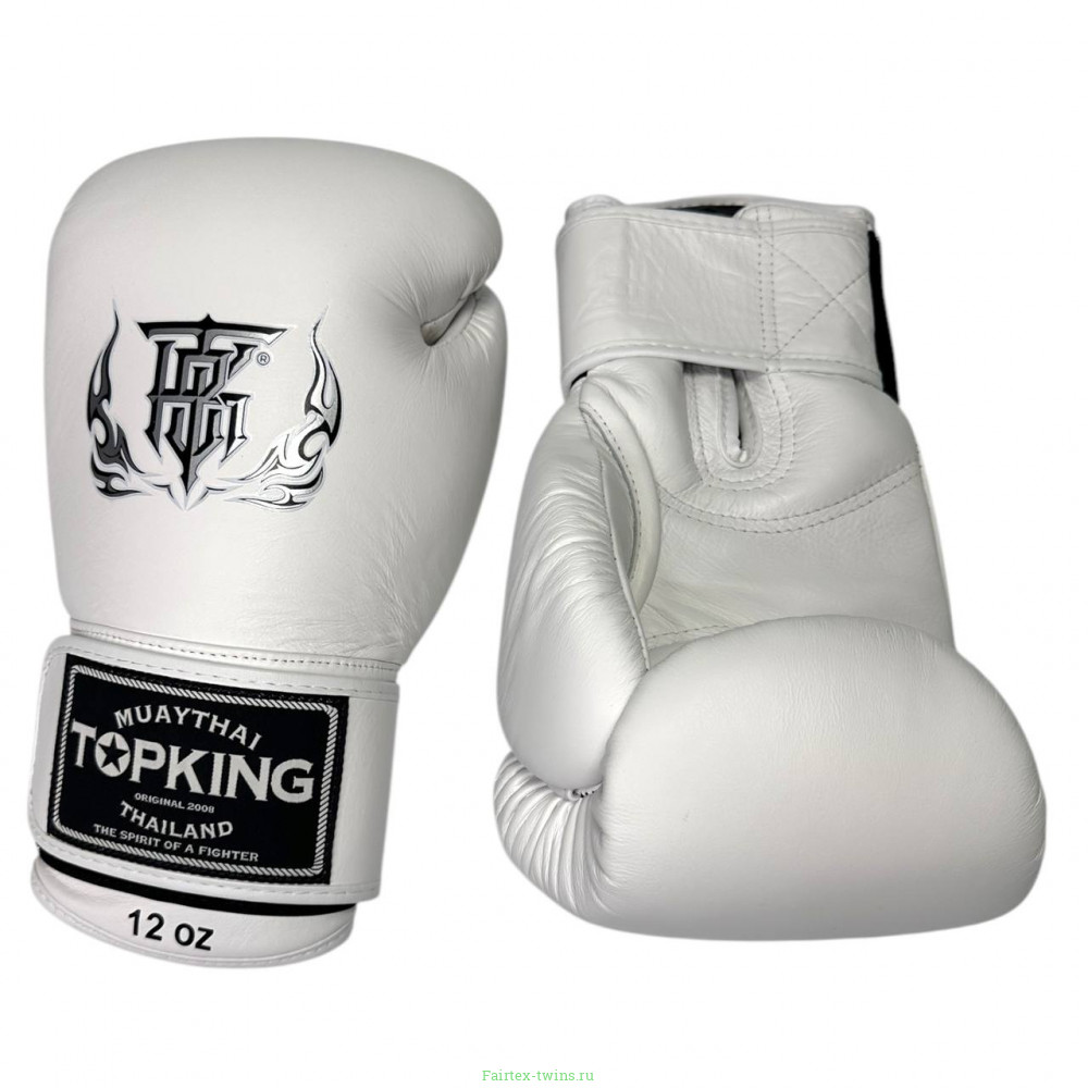 Перчатки боксёрские Top King Ultimate TKBGUV white 12 oz