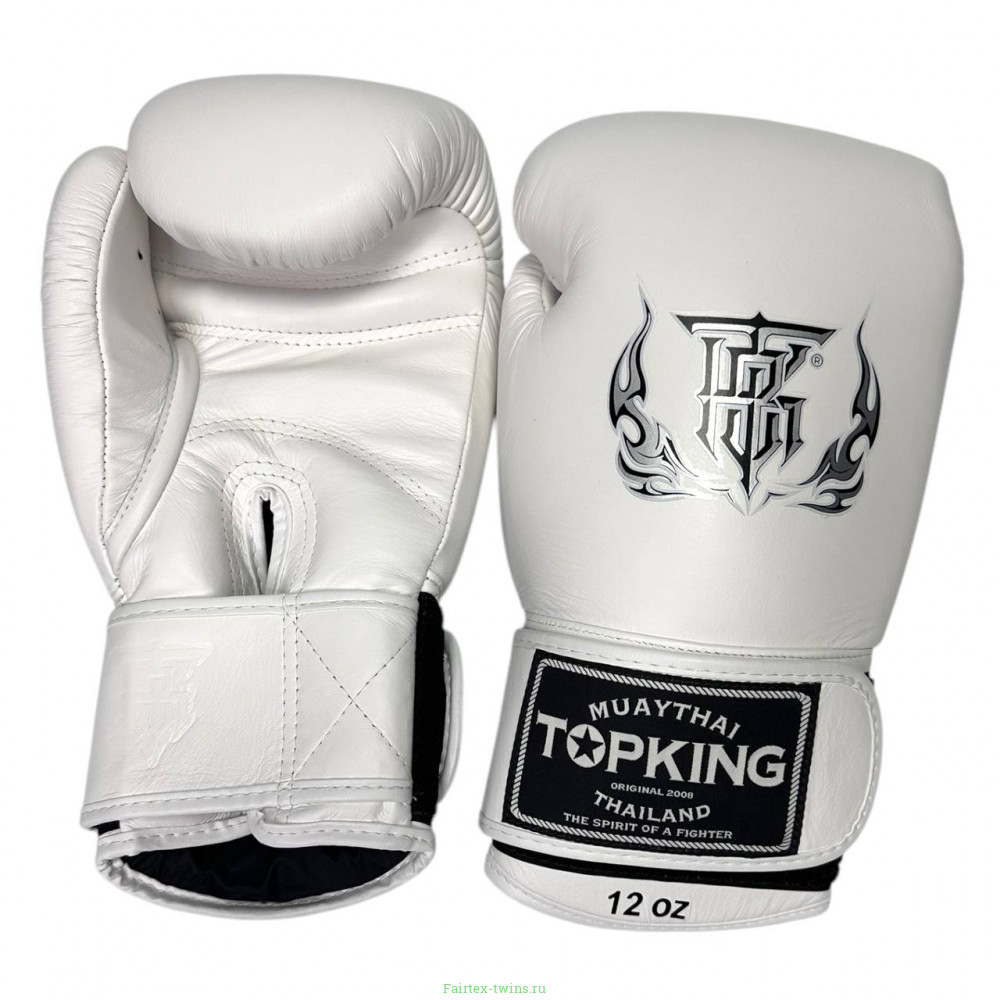 Перчатки боксёрские Top King Ultimate TKBGUV white 16 oz