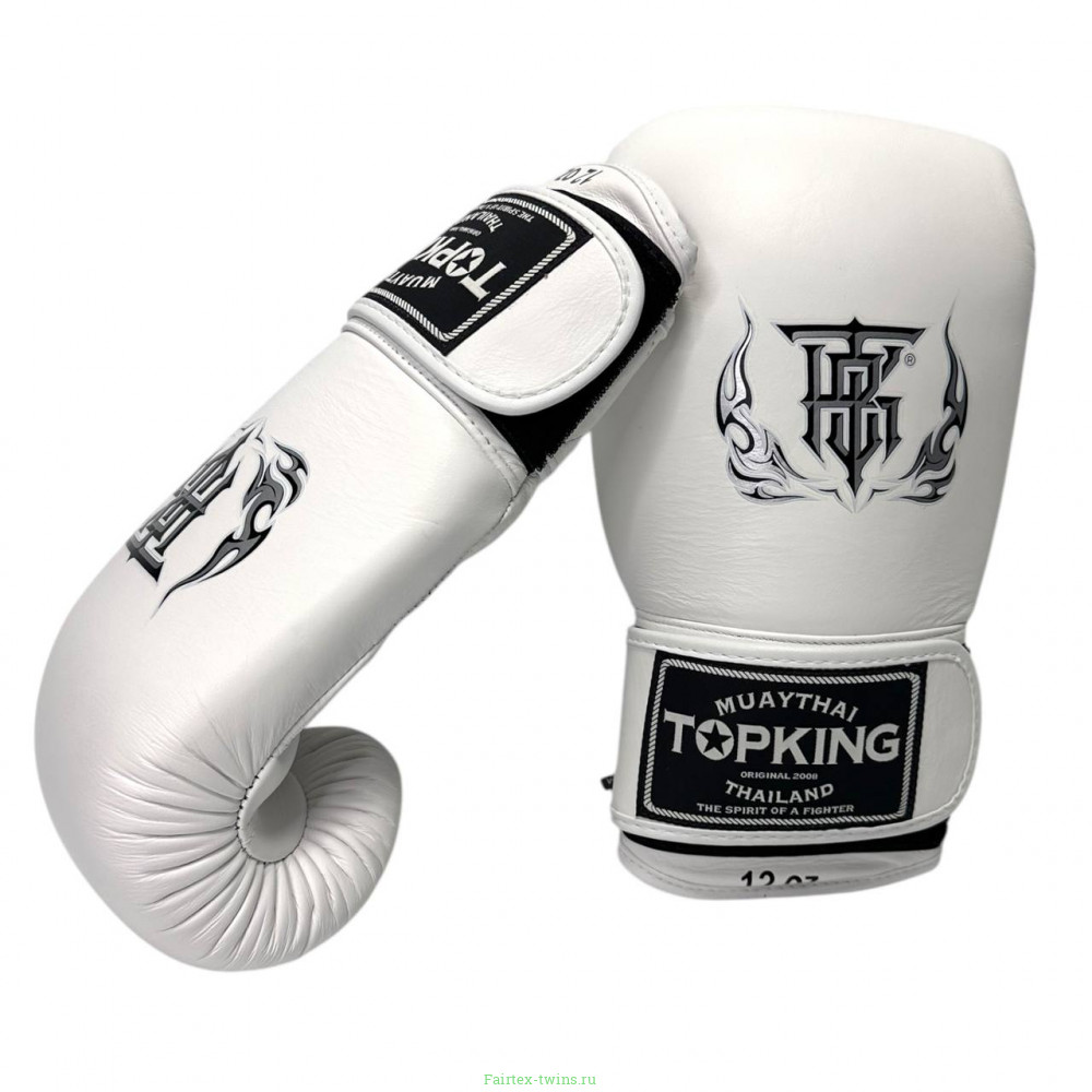 Перчатки боксёрские Top King Ultimate TKBGUV white 16 oz