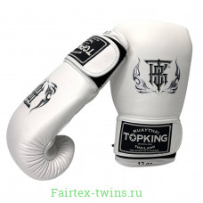 Перчатки боксёрские Top King "Ultimate" TKBGUV white 16 oz