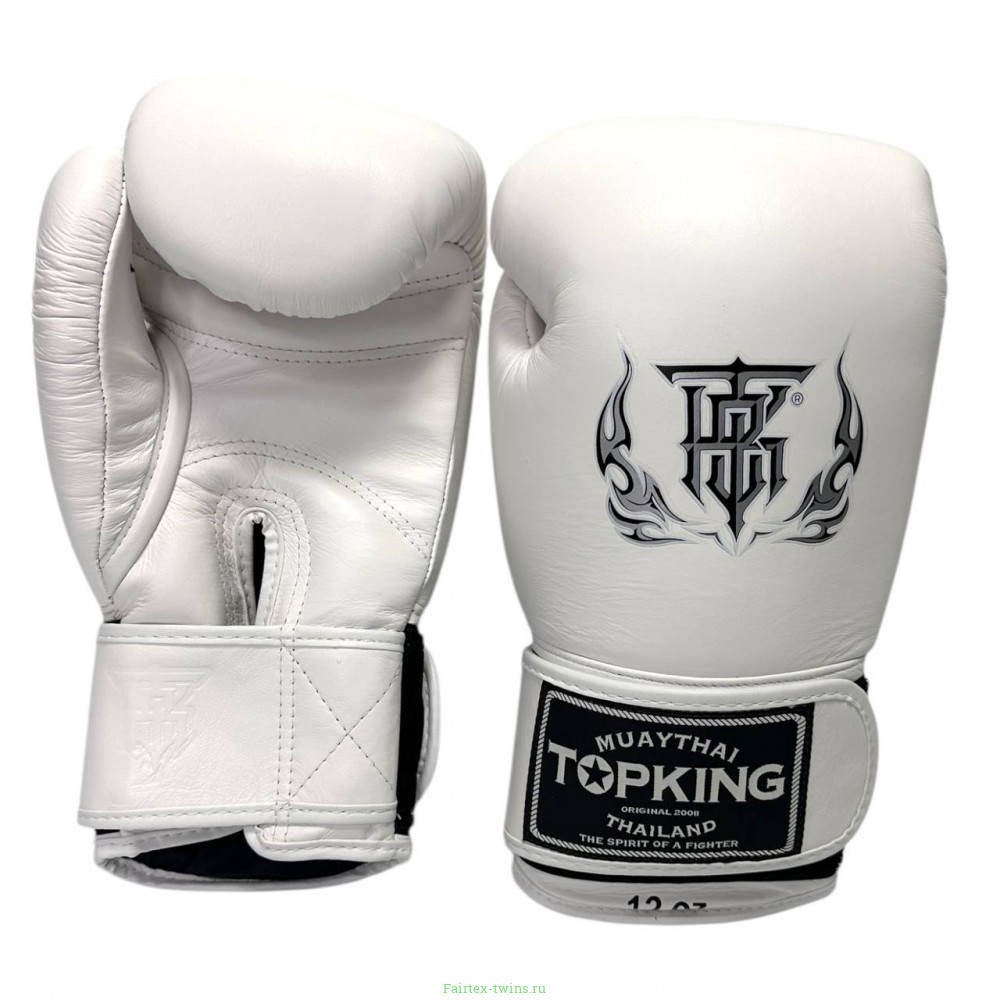 Перчатки боксёрские Top King Ultimate TKBGUV white 18 oz