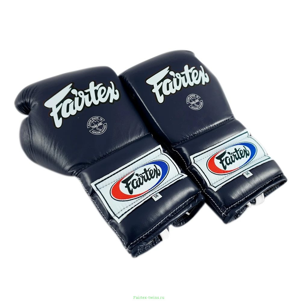 Перчатки боксерские на шнурке Fairtex BGL7 blue 12 oz