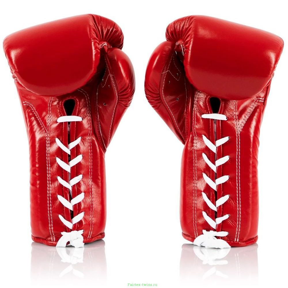 Перчатки боксерские на шнурке Fairtex BGL7 red 12 oz