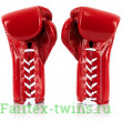 Перчатки боксерские на шнурке Fairtex BGL7 red 12 oz