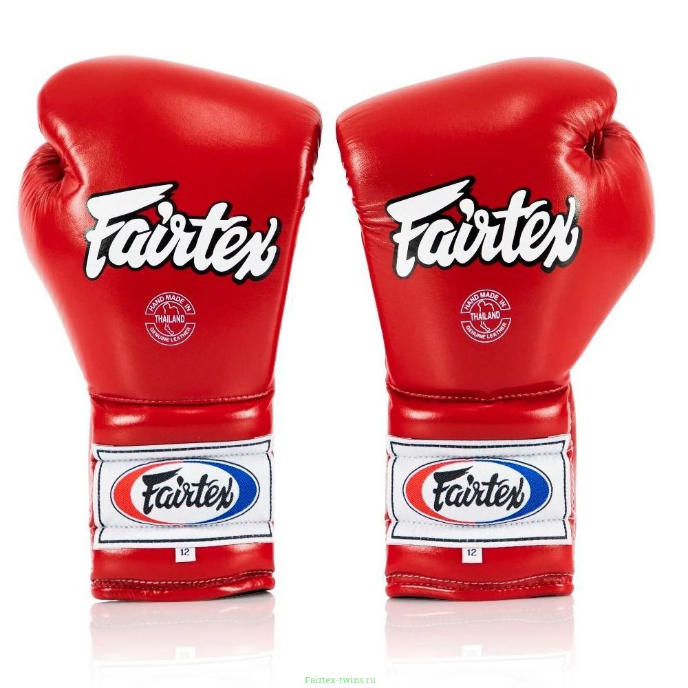 Перчатки боксерские на шнурке Fairtex BGL7 red 12 oz