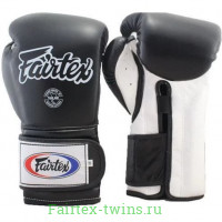 Боксерские перчатки Fairtex BGV9 black white 10 oz