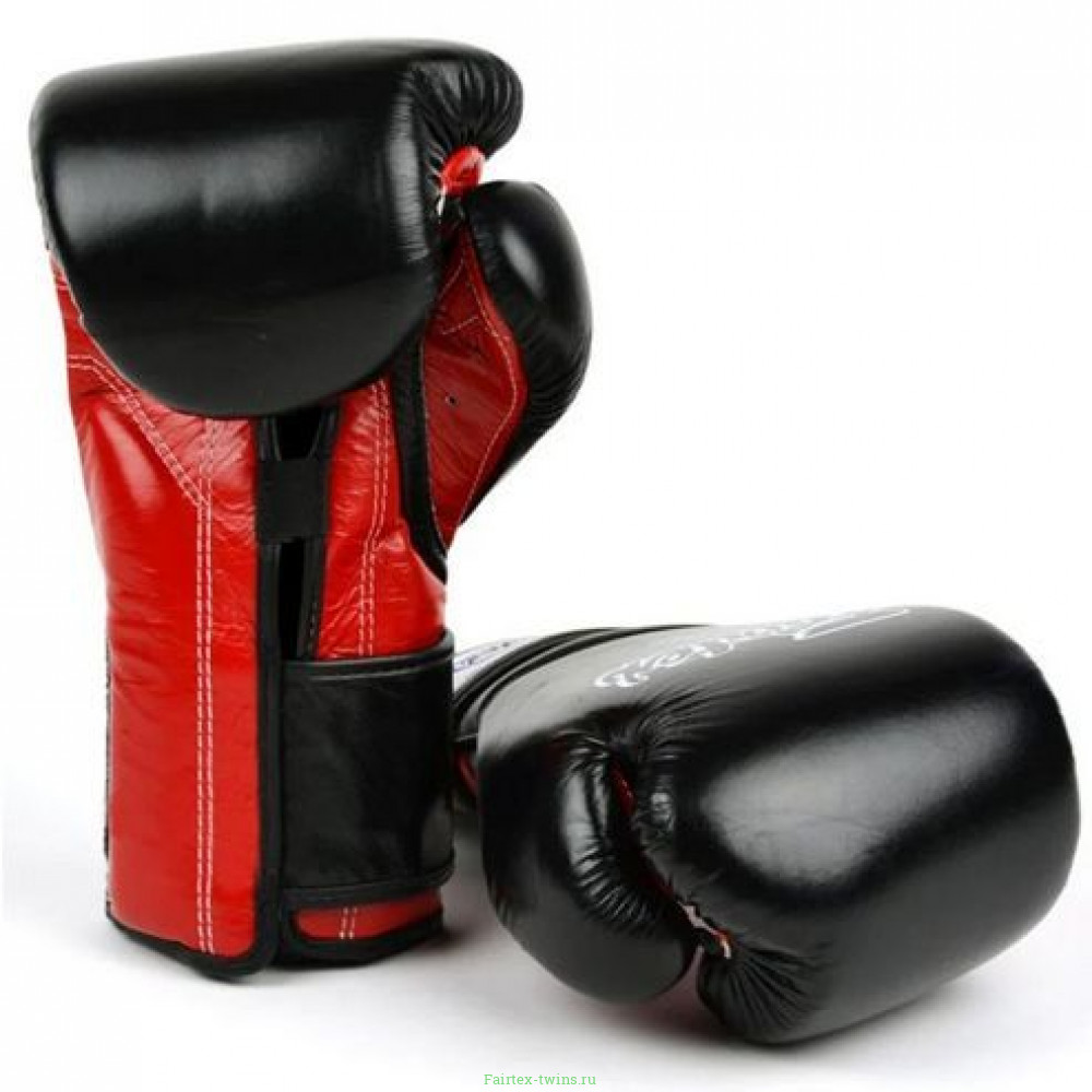 Боксерские перчатки Fairtex BGV9 black red 10 oz