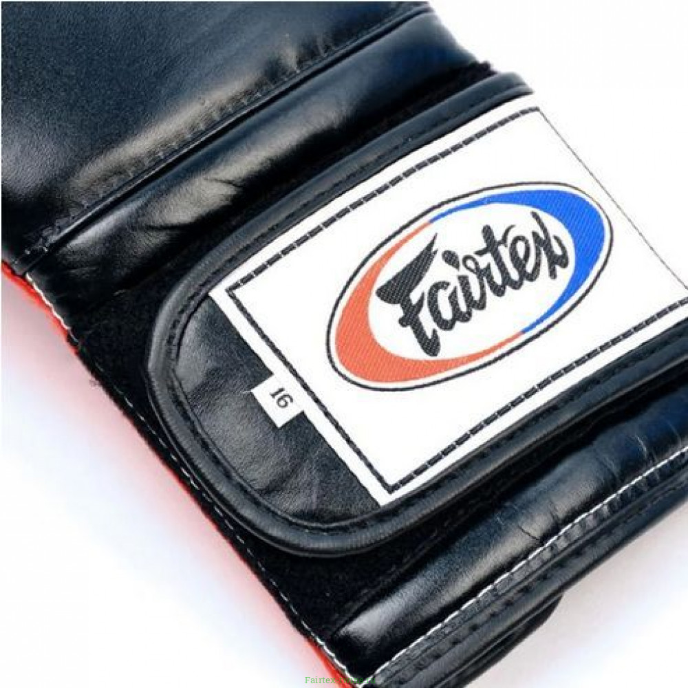 Боксерские перчатки Fairtex BGV9 black red 10 oz