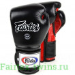Боксерские перчатки Fairtex BGV9 black red 14 oz