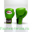 Боксерские перчатки Twins Special BGVL3 green neon 12 oz