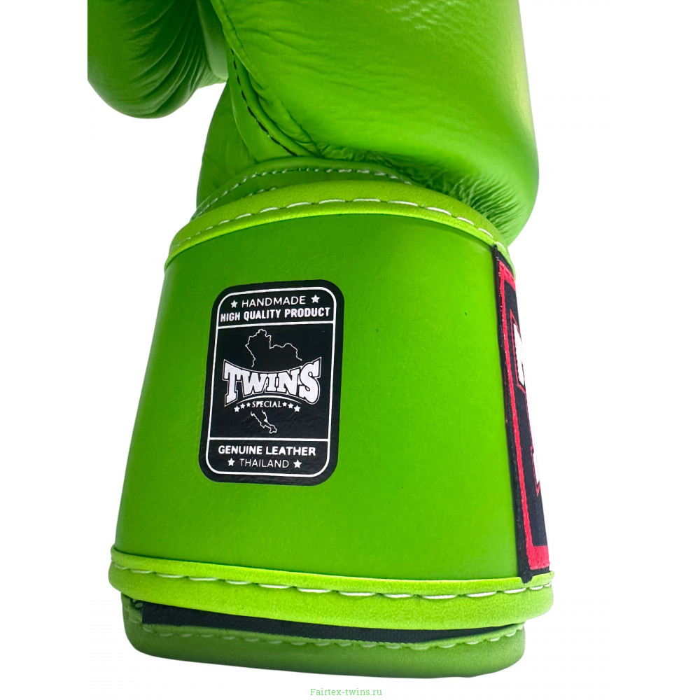 Боксерские перчатки Twins Special BGVL3 green neon 12 oz