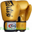 Боксерские перчатки Fairtex BGV19 gold 10 oz