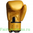Боксерские перчатки Fairtex BGV19 gold 12 oz