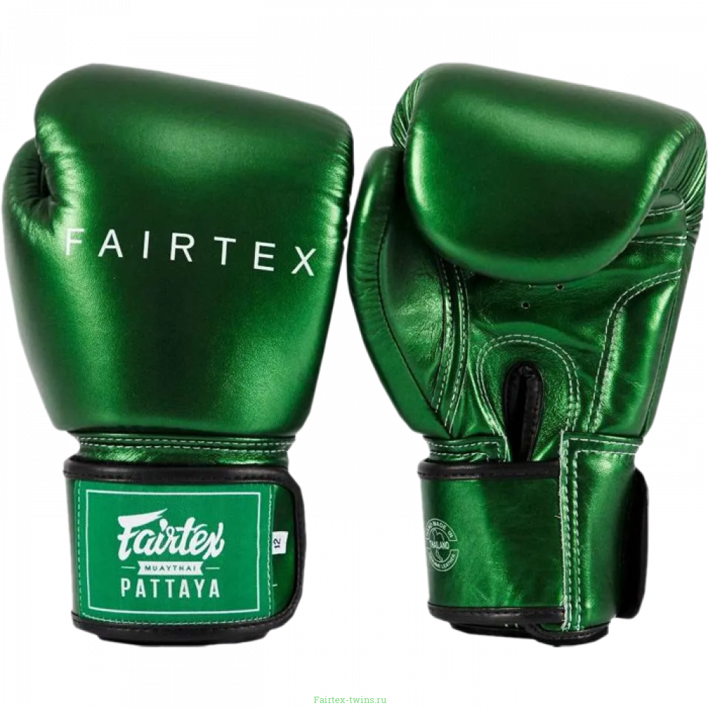 Боксерские перчатки Fairtex BGV22 green 14 oz
