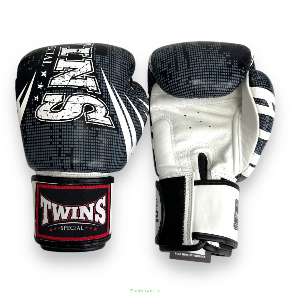 Боксерские перчатки FBGVL3-TW5 black white 12 oz