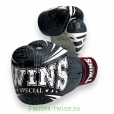 Боксерские перчатки FBGVL3-TW5 black white 14 oz Боксерские перчатки FBGVL3-TW5 black white 14 oz