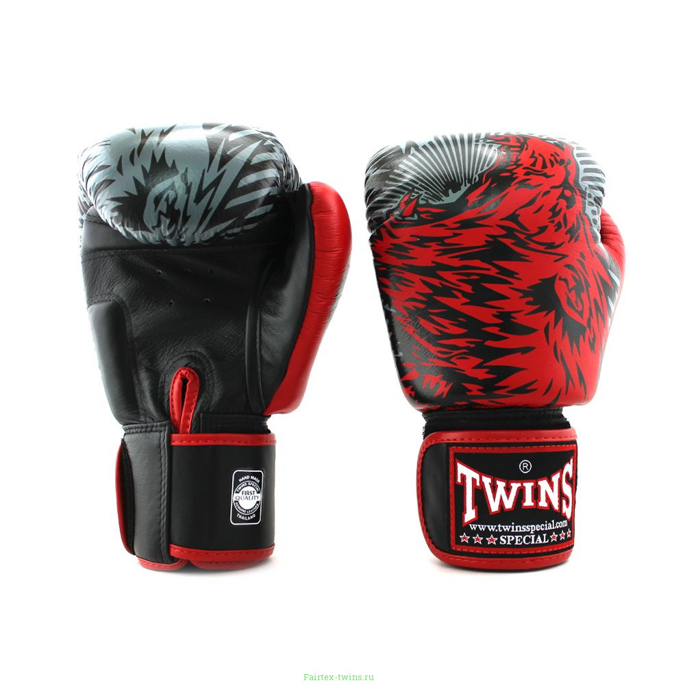 Боксерские перчатки Twins FBGVL50 red 14 oz