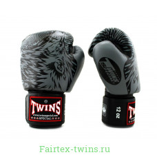 Боксерские перчатки Twins Special FBGVL50 gray 12 oz