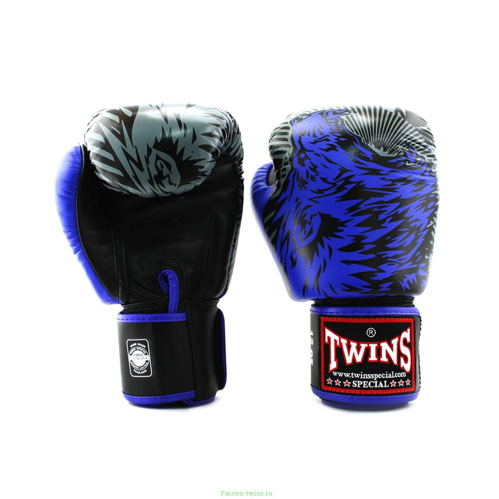 Боксерские перчатки Twins Special FBGVL50 blue 16 oz