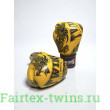 Боксерские перчатки Twins Special FBGVL3-49 yellow black 16 oz